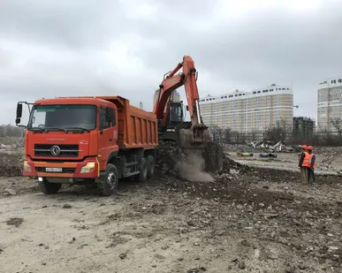 фото Снос зданий, гаражей, стен 