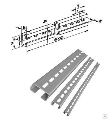 Фото №0 С-Профиль К110 оц (1 метр)