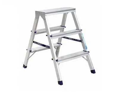 фото Алюминиевая стремянка двухсторонняя Алюмет AD 7203