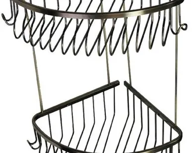 фото Полка угловая овальная двойная MAGNUS 95351