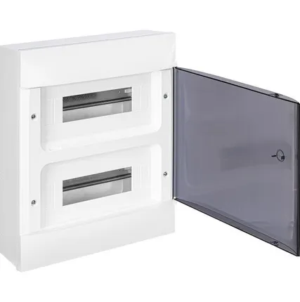 Фото №1 Щиток пластиковый навесной Practibox S 2х12 дым. дверь Leg 135612