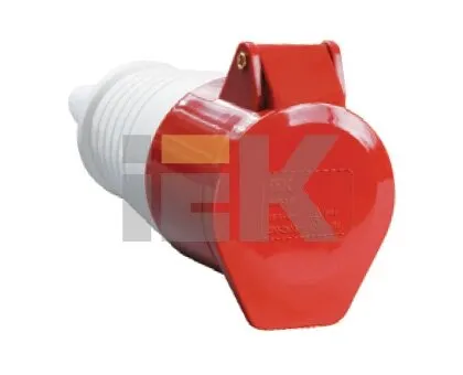 Фото №0 Розетка переносная силовая 32A, 3P+E, 380V, IP44 ССИ-224 PSR22-032-4 IEK (ИЭК)