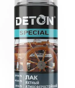 фото Лак аэроз. яхтный Deton SPECIAL, глянцевый 520мл