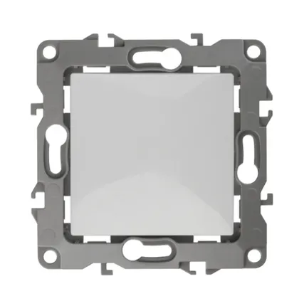 Фото №0 ЭРА Механизм переключателя (проходной) 1-кл. СП Эра12 10А IP20 250В 10AX бел. Б0014639 ЭРА