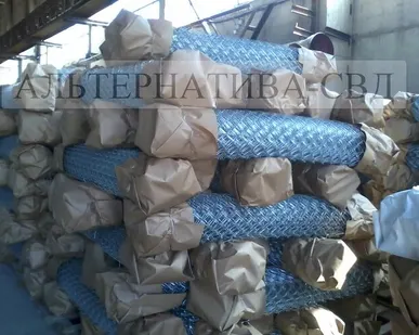 фото Сетка рабица 50х50х1,6мм оцинкованная