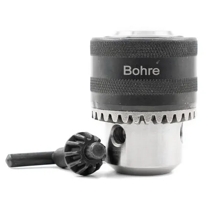 Фото №0 Патрон сверлильный Bohre трехкулачковый с ключом 3-16 мм конус B16