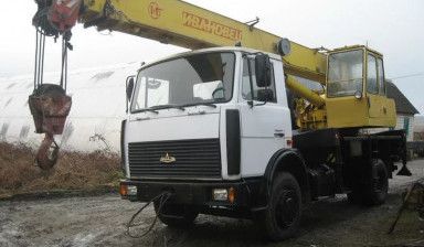 фото Услуги автокрана в Тосненском районе