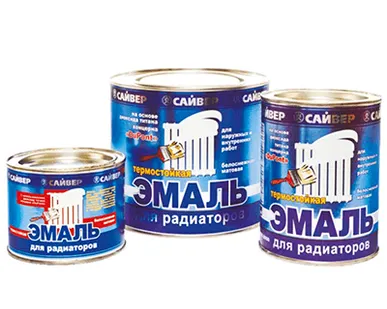 фото Эмаль Сайвер для радиаторов 0,4 кг./12/36