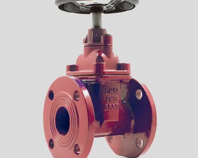 фото Задвижка 30ч39р Ду100 Ру16 чугунная EPDM t=+150°С L=190