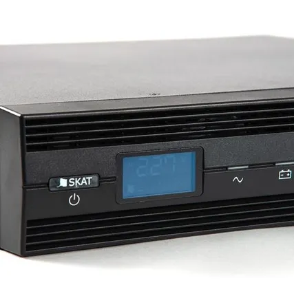 Фото №1 Источник бесперебойного питания SKAT-UPS 1000 RACK ИБП 220В 50/60Гц 900Вт 2 АКБ внешние On-Line синусоида Бастион 492