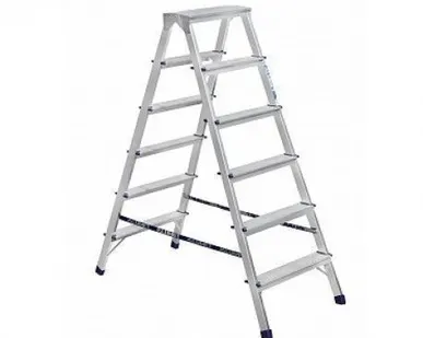 фото Алюминиевая стремянка двухсторонняя Алюмет AD 7206