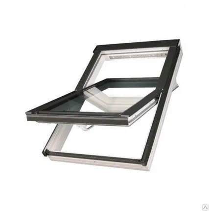 Фото №0 Мансардное окно FAKRO PTP U3 Стандарт Пластиковое Тип 04 (66x118см)