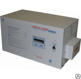фото Стабилизатор напряжения однофазный LIDER PS12000W-30