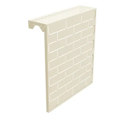 Фото №0 Экран для радиатора 610х540х150 мм, цвет Слоновая кость (RAL 1015)