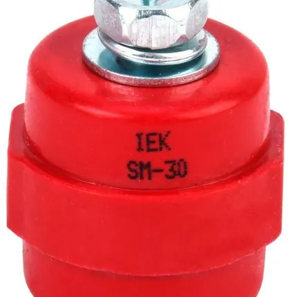 Фото №0 Изолятор SM30 (М8) силовой с болтом ИЭК YIS11-30-08-B