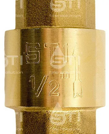 Фото №0 Клапан 40 обратный пружинный латунный