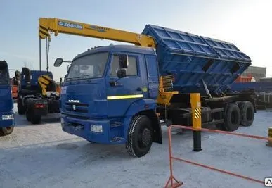 фото Самосвал КамАЗ 65115-3094-78 с КМУ SOOSAN 513 std