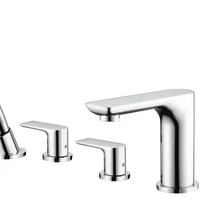 Фото №0 Ganzer Смеситель на борт ванны на 5 отверстий Ganzer GZ21088 хром