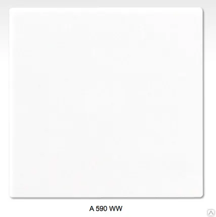 Фото №0 A590WW JUNG A серия Клавиша для выключателя одноклавишного, белый