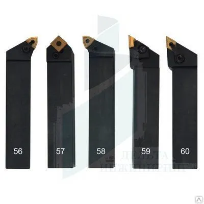 Фото №0 Набор токарных резцов со сменными пластинами 5 шт. 32 мм