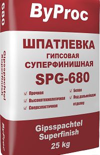 фото Шпатлевка гипсовая суперфинишная SPG-680 25 кг
