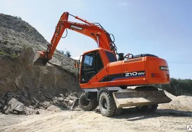 фото Колесные экскаваторы