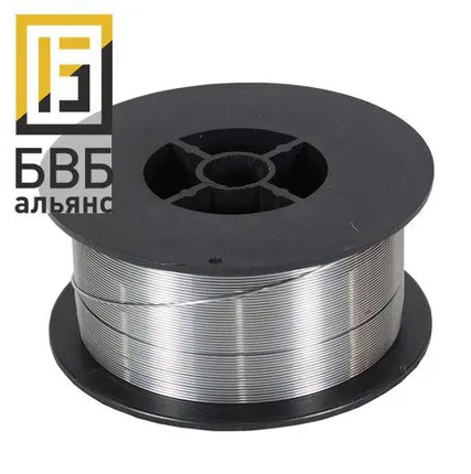 Фото №0 Проволока сварочная нержавеющая Св-08Х20Н9Г7Т 2 мм