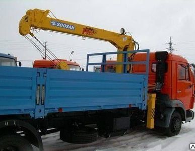 фото Soosan SCS746L на КАМАЗ 65115 Кран-манипулятор