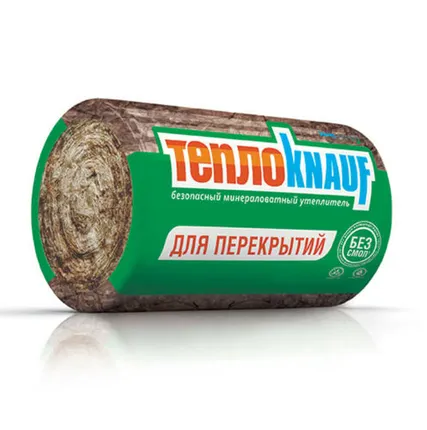 Фото №0 Утеплитель ТеплоКНАУФ ПЕРЕКРЫТИЯ TR040 2х50х600х7000мм 8,4м2 0,42м3 KNAUF INSULATION рулон мини