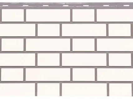 Фото №0 Фасадная панель Fineber "Кирпич облицовочный" Кирпич облицовочный белый