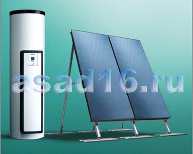 фото Солнечный водонагреватель 150л. Vaillant auroSTEP plus/4 1.150 HT
