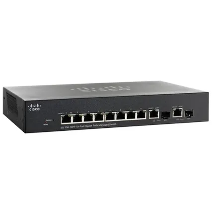 Фото №0 Коммутатор Cisco SG300-10PP