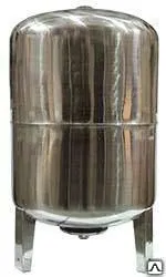 Фото №0 Гидроаккумулятор 80л, горизонтальный, нерж. сталь, мембрана EPDM Unipump