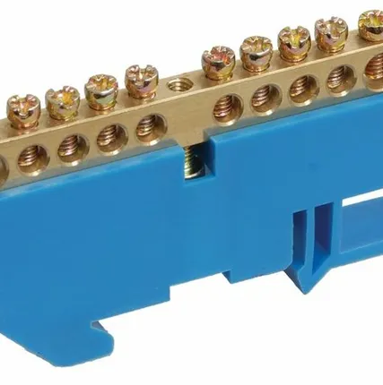 Фото №0 Шина IEK Шина N "ноль" ШНИ-6х9-10-Д-С (YNN10-69-10D-K07)