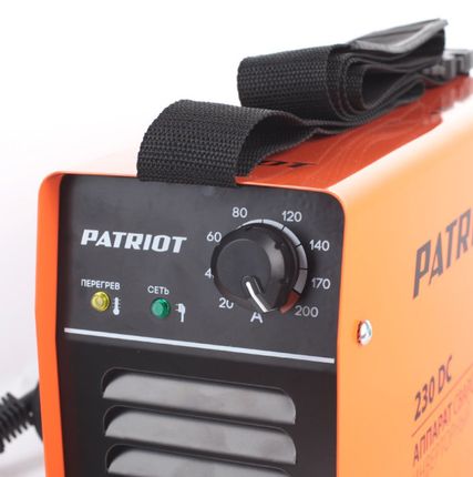 Фото №1 Инвертор сварочный Patriot 230 DC MMA