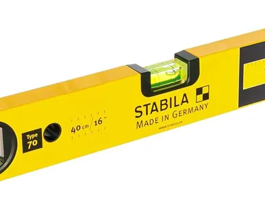 фото Уровень брусковый 2 глаз. Stabila Type 70 ST-02282, 40 см