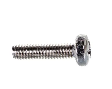 фото Винт DIN 7985 с полукруглой головкой и полной резьбой М10, оцинкованная сталь