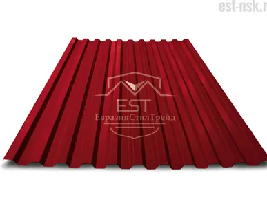 фото Профнастил С-21х1000 Pe 0.4 | RAL 3005 Красное вино