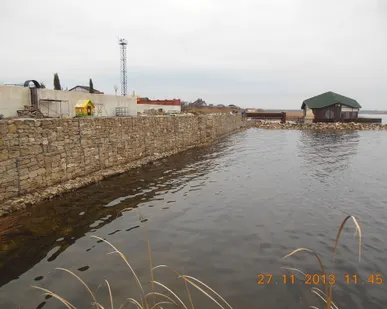 фото Работы по берегоукреплению