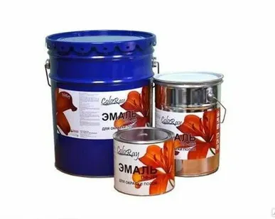 фото Эмаль ПФ-115 белая 20 кг Колорей