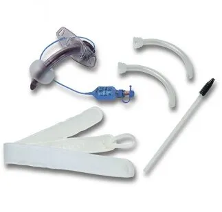 фото Трубка трахеостомическая с манжетой "Софт-Сеал" с 2-мя внутр. канюл. Portex Blue Line Ultra, 100/810 (№9)