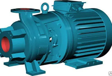 фото Насос консольный моноблочный КМ 80-50-200 с двигателем