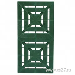 Фото №0 Плитка садовая PROTEX "МАЛАХИТ МИНИ" 285 х 570 мм с замками (зеленая)