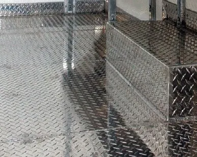 фото Лист алюминиевый рифленый 4х1200х3000мм Квинтет, Диамант