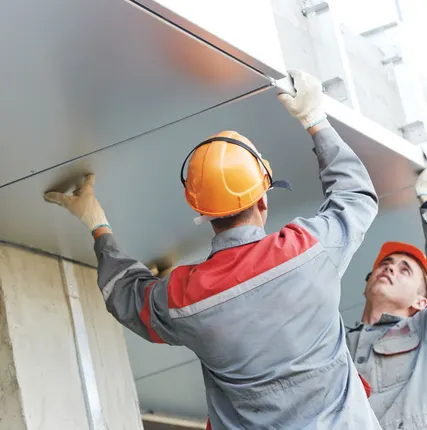 Фото №0 Алюминиевые композитные панели - раскрой, фрезеровка, монтаж