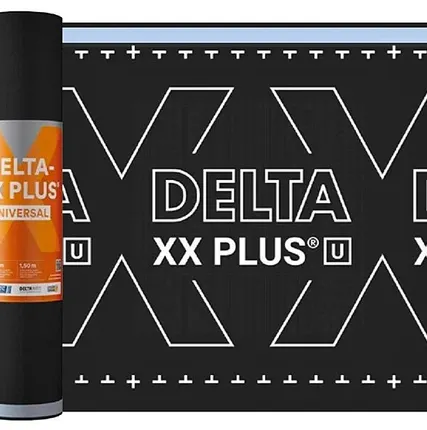 Фото №2 Мембрана диффузионная Delta-XX Plus Universal 150 г/м2, 1.5х50м (75м2)