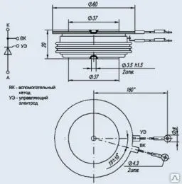 фото Силовой тиристор ТБ243-500