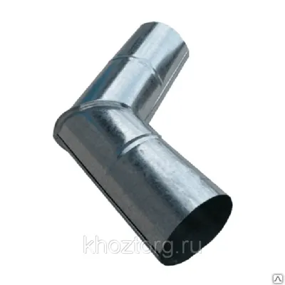 Фото №0 Колено водосточное угол 90 ф 100мм оцинкованное