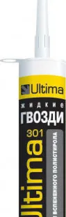 фото Жидкие гвозди ULTIMA 301 для стеновых и потолочных панелей 300 мл., белый