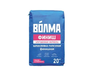 фото Шпатлевка гипсовая финишная Волма Финиш 20 кг